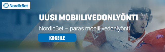 Nordicbet Mobiilivedonlyönti