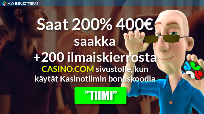 Casino.com bonuskoodi
